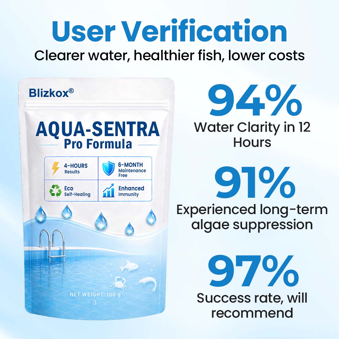 Kristallklar in 12 Stunden! | Blizkox® 💧Aqua-Sentra Pro Formel