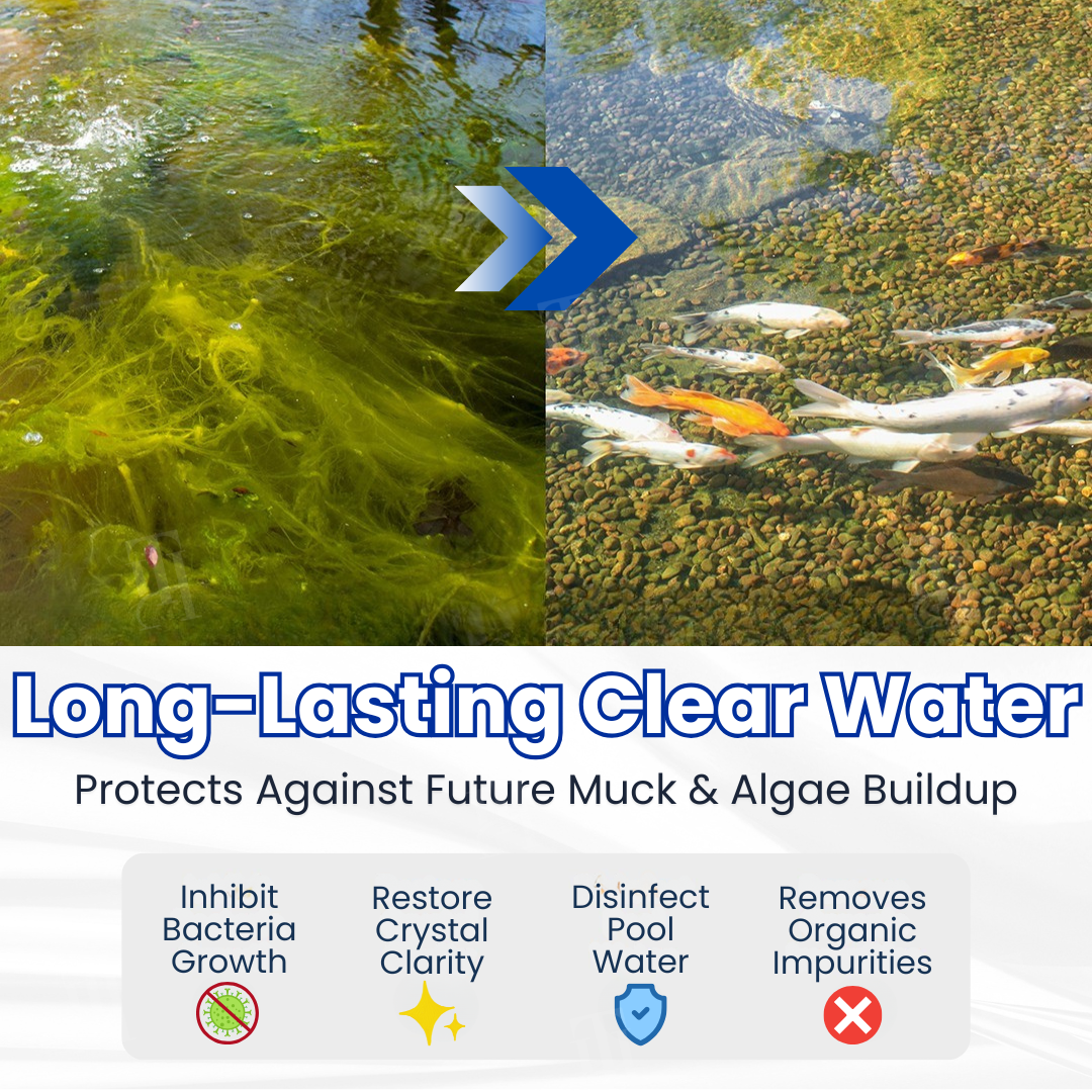 Official Store |⏱️ Crystal Clear in 24 Hours! | Juxek®🔥Aqua-Shield Pro Formula-From Green to Clean Overnight!