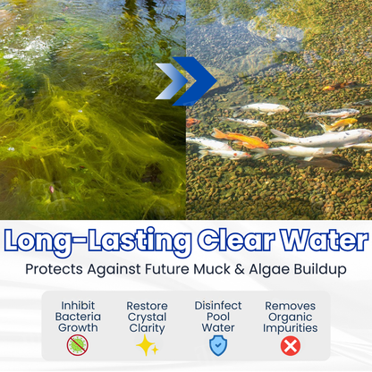 Official Store |⏱️ Crystal Clear in 24 Hours! | Juxek®🔥Aqua-Shield Pro Formula-From Green to Clean Overnight!