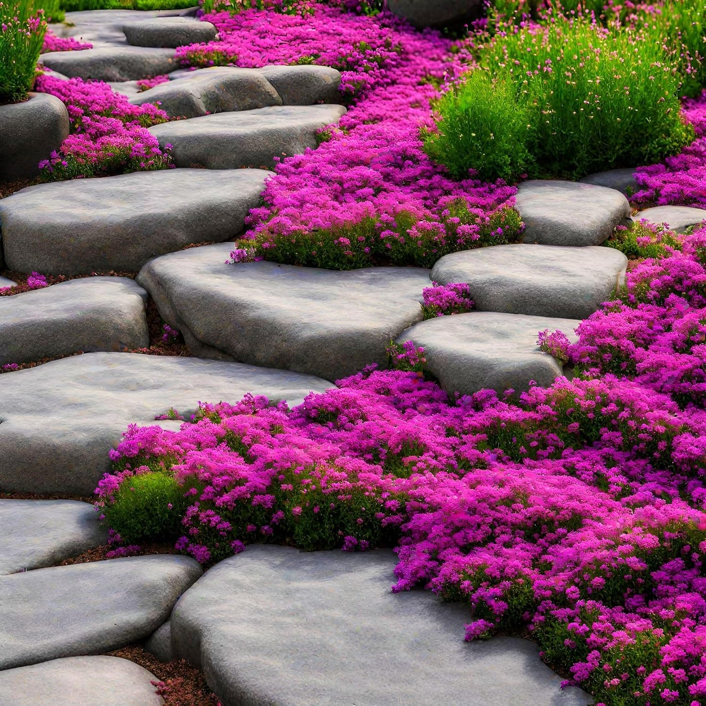 Creeping Thyme Seeds for Four Seasons✨Create Your Perfect Lawn Here🌼Tread On Me Evergreen Groundcover Collection