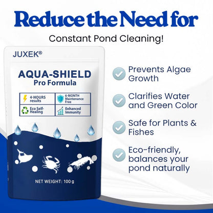 Crystal Clear in 24 Hours! | Juxek® ✨Aqua-Shield Pro Formula-From Green to Clean Overnight!