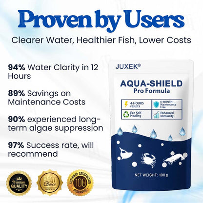 Crystal Clear in 24 Hours! | Juxek® ✨Aqua-Shield Pro Formula-From Green to Clean Overnight!