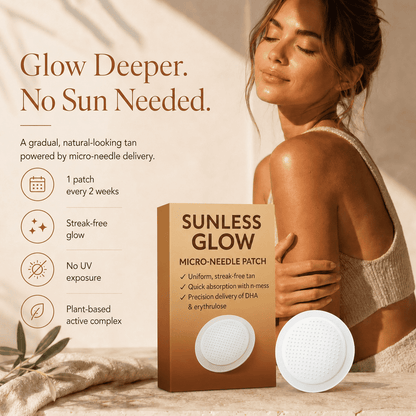 Newyuo®🤎 Sunless Glow Micro-Needle Tanning Patch⚡ No Sun, No Streaks, Just a Natural Tan Glow 🌞