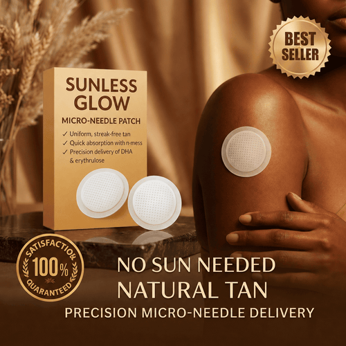 Newyuo®🤎 Sunless Glow Micro-Needle Tanning Patch⚡ No Sun, No Streaks, Just a Natural Tan Glow 🌞